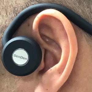 集音器付 骨伝導 ワイヤレスヘッドホン Den...の詳細画像3