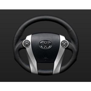 REAL(レアル) ステアリング プリウスZVW30 ウッド&本革レザー