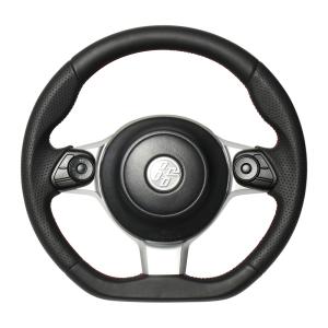 REAL ステアリング Dシェイプ GRM-BKC-RD TOYOTA 86 (ハチロク) ZN6 後期用 レアル オリジナルシリーズ