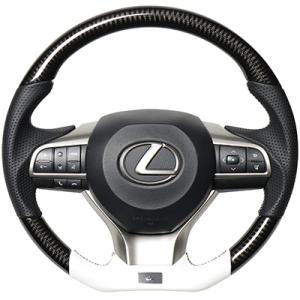 レクサス RX(20系)／GS(10系後期)／LX(URJ201W)【ブラックカーボン&amp;ホワイトレザ...