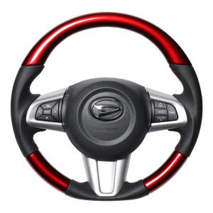 REAL（レアル） ステアリングハンドル オールレザー ブルー×ブラック