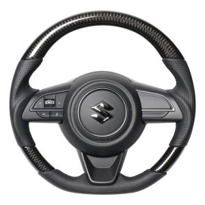 KGW ブラックステアリング FEGGARI（フェガーリ） スイフトスポーツ ZC33S ステアリング ピアノ