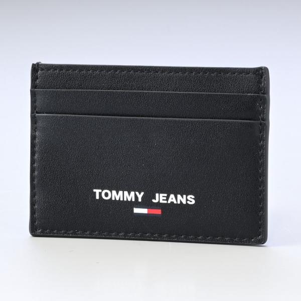 【名入れ可有料】トミーヒルフィガー カードケース 名刺入れ TOMMY JEANS メンズ ブラック...