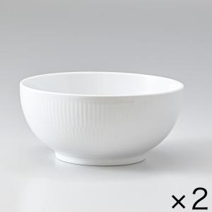 ロイヤルコペンハーゲン　ホワイトハーフレース　18センチボウル　サラダボウル３個 2589575.jpg