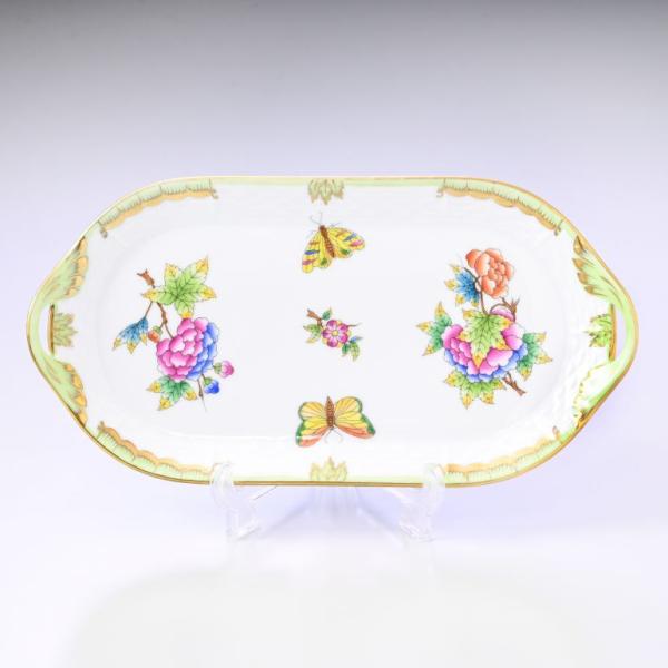 ヘレンド サービストレイ ヴィクトリアブーケ プレート 洋食器 23cm 皿 437000 VBO【...