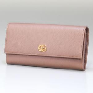 グッチ 長財布 レディース プチ マーモント ダブルG レザー ベージュ 456116 CAO0G 5729｜alevelshop