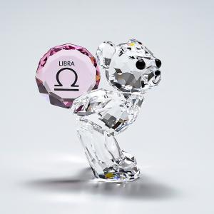 スワロフスキー クリスタルフィギュア クリスベア LIBRA てんびん座 天秤座 ホロスコープ 星座シリーズ リブラ 置物 5396284