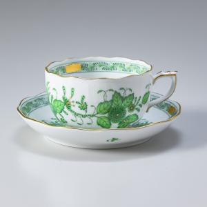 ヘレンド（HEREND） インドの華多彩 兼用カップアンドソーサー FD00730
