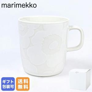 マリメッコ マグカップ コップ 400ml Oiva Unikko ウニッコ ナチュラルホワイト×ホワイト 072584 100｜alevelshop