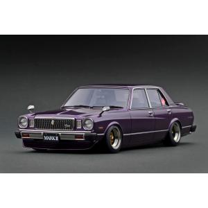 6/23 予約締切 ignition model Toyota MarkII Sedan Grande (MX41) Purple Metallic (1/18 Scale)｜alex-kyowa