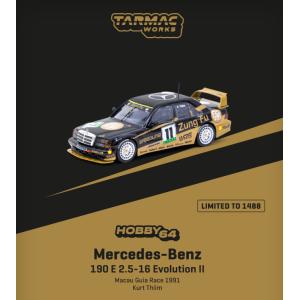 TARMAC WORKS　Mercedes-Benz 190 E 2.5-16 Evolution II Macau Guia Race 1991 (1/64 Scale）※5月新製品｜alex-kyowa