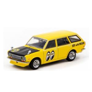 TARMAC WORKS　1/64 MIJO EXCLUSIVE DATSUN BLUEBIRD 510 WAGON MOONEYES SPECIAL EDITION｜alex-kyowa