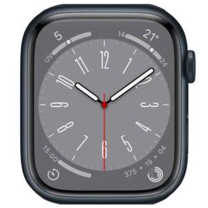 【ほぼ未使用】Apple Watch Series8 GPS+Cellular（SB） 45mm/ミッドナイト/バンドなし 【Sランク】ACアダプタ+充電ケーブル（社外品）付属