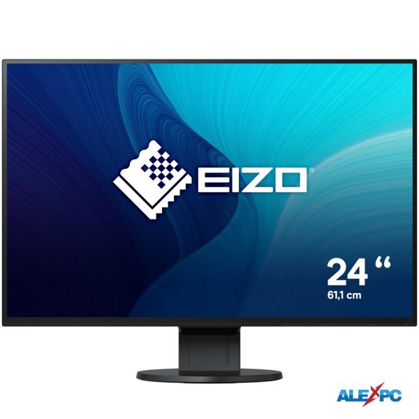 中古 EIZO FlexScan EV2456-BK 24.1型 カラー液晶モニター フレームレス/...