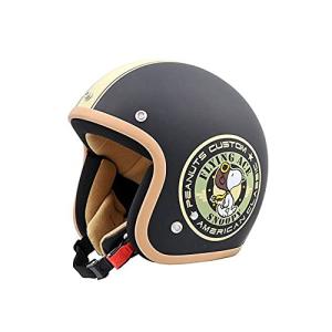 SNOOPY（スヌーピー） AXS SNOOPY バイカー ジェットヘルメット SNJ-20