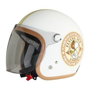 レイト商会 アークス SNJ-79 SNOOPY BIKER2 ジェットヘルメット マット