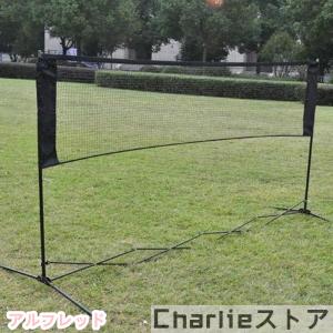 ヨネックスYONEX バドミントン練習用ポータブルネット （007）ブラック