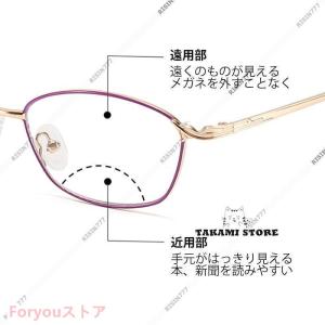 老眼鏡 自動にスマートズーム 遠近両用 おしゃ...の詳細画像3