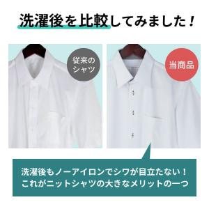ワイシャツ 半袖 ノーアイロン メンズ 形態安...の詳細画像3