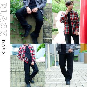 裏起毛メンズ パンツ チノパン 超 ストレッチ...の詳細画像4