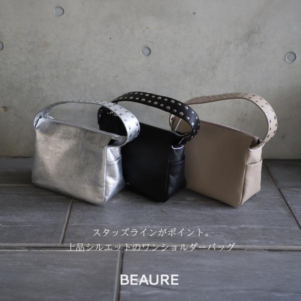 ショルダーバッグ レディース 本革 カウレザー ブランド BEAURE ビュレ ヴュレ シンプル 母...
