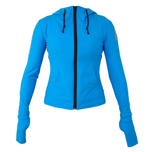 ラッシュガード 男女兼用 水着 水陸両用 UVパーカー ブルー 海 体型カバー UPF50+ UVカ...