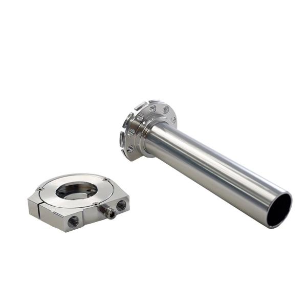 カスタマイズハイスロキット 本体 Φ22.2mmハンドル径 汎用品  アルミバフ仕上げ アクセル ス...