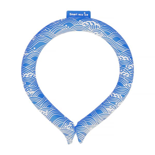 ネッククーラー スマートエコアイス めちゃクール ウェーブ Lサイズ 28℃ 暑さ対策 熱中症対策 ...