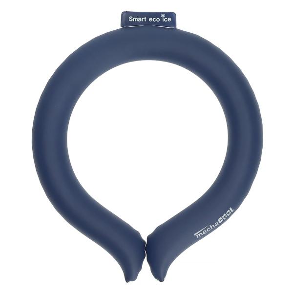 ネッククーラー スマートエコアイス めちゃクール ネイビー Mサイズ 28℃ 暑さ対策 熱中症対策 ...