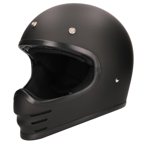 RUDE マットブラック フリーサイズ フルフェイスヘルメット ビンテージ リード工業 LEAD ル...