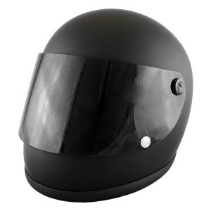 フルフェイスヘルメット マットブラック×ライトスモークシールド M