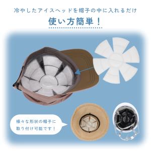 アイスヘッド 帽子用保冷剤 熱中症 暑さ対策グ...の詳細画像4