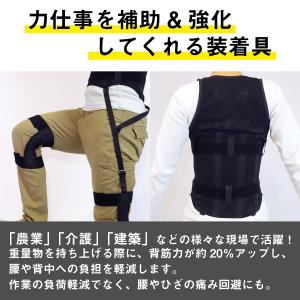 ワーキングパワースーツ 本体 腕サポーター 膝...の詳細画像1