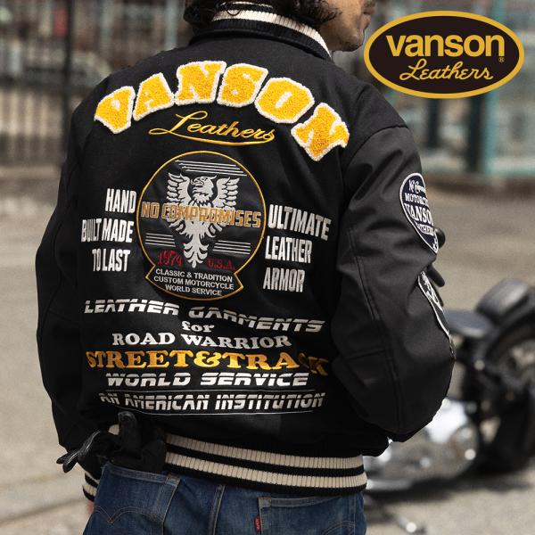 【26秋冬最新モデル】VANSON バンソン VS26107W アワードジャケット メンズ バイクジ...