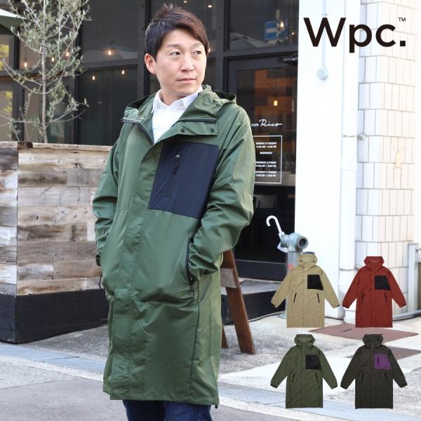 レインコート WPC  レディース メンズ レインウェア ポケット切り替えコート スプリングコート ...