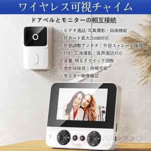 インターホン ワイヤレス テレビドアホン ドア...の詳細画像3