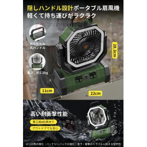 扇風機 ソーラー 充電式 ソーラー扇風機 20...の詳細画像3
