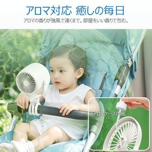 ハンディファン ベビーカー 熱中症対策 携帯扇...の詳細画像3