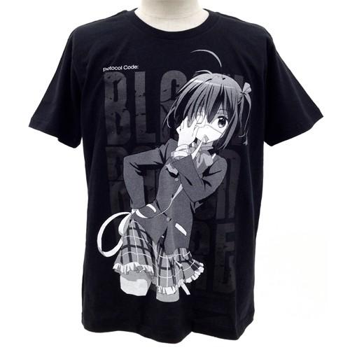 中二病でも恋がしたい！ 小鳥遊六花Tシャツ BLACK Mサイズ コスパ【予約/9月上旬】