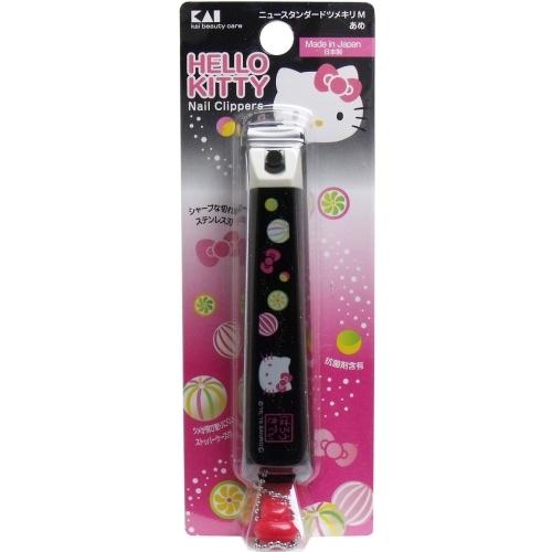 ハローキティ 和風ニュースタンダードツメキリ M あめ KK-2531 爪切り 貝印株式会社