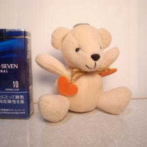 クマ ボールチェーン付きぬいぐるみ 熊 くま 動物 おもちゃ NAO'S stuff xbfg22【中古】｜alice-sbs-y