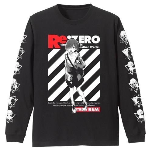 リゼロ グッズ レム 袖リブロングスリーブTシャツ ストリートファッションVer. Re:ゼロから始...