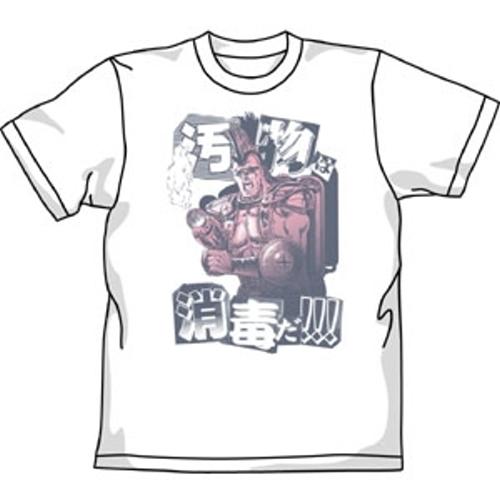 北斗の拳 グッズ 汚物は消毒 Tシャツ WHITE XLサイズ コスパ【予約/8月上旬】