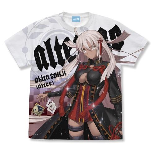 Fate/Grand Order アルターエゴ/沖田総司 オルタ フルグラフィックTシャツ WHIT...