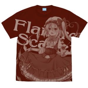 東方Project フランドール オールプリントTシャツ なつめえりver. BURGUNDY Mサイズ コスパ【予約/8月上旬】｜alice-sbs-y