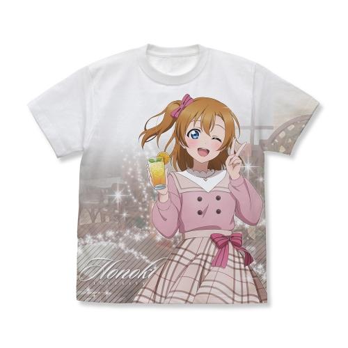 ラブライブ！ 描き下ろし 高坂 穂乃果 フルグラフィックTシャツ パーティードレス Ver. WHI...