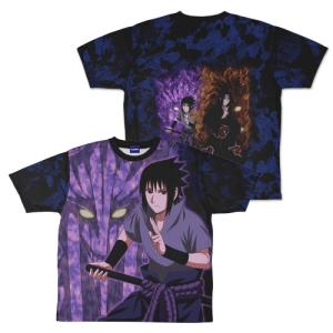 NARUTO-ナルト- 疾風伝 描き下ろし うちはサスケ 両面フルグラフィックTシャツ Mサイズ コスパ【予約/8月上旬】｜alice-sbs-y