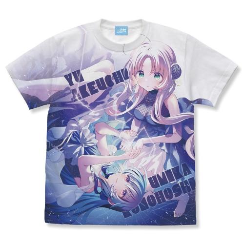 星屑テレパス 海果・ユウ フルグラフィックTシャツ WHITE Mサイズ コスパ【予約/5月上旬】