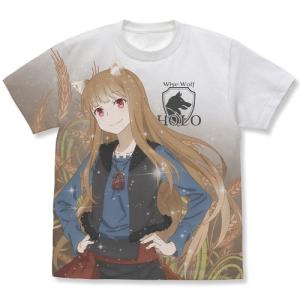 狼と香辛料 MERCHANT MEETS THE WISE WOLF ホロ フルグラフィックTシャツ WHITE Mサイズ コスパ【予約/9月上旬】｜alice-sbs-y