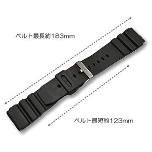時計バンド シリコン ラバー ウォッチベルト ...の詳細画像5